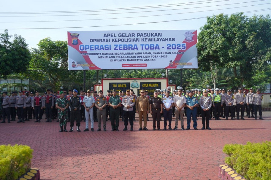 Operasi Zebra Toba 2025 di Asahan 17-30 November, Fokus Tekan Kerawanan Lalin