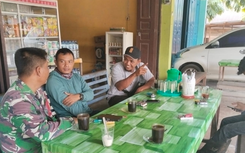 Babinsa Koramil 03/Sei Sembilan Ajak Warga Perkuat Sinergi dan Persatuan