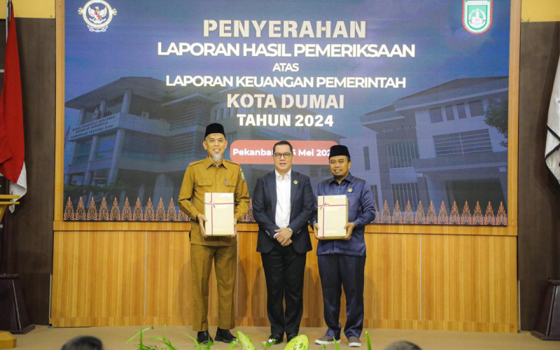 Raih Opini WTP ke 8, Wako: Ini Suatu Keberkahan Untuk Dumai