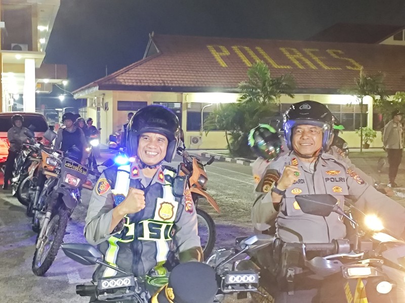 Jaga Kamtibmas, Polres Inhu Gelar Patroli KRYD