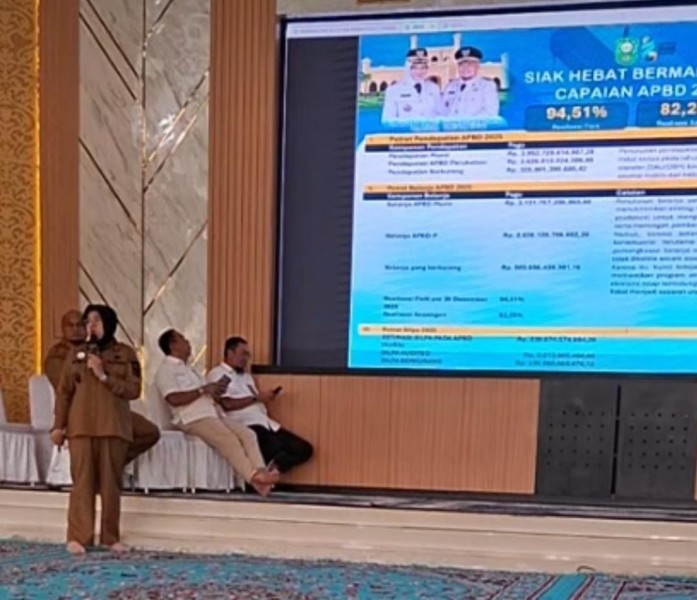 Bupati Afni Bedah Kinerja OPD dan BUMD Siak Lewat Kaleidoskop Secara Terbuka