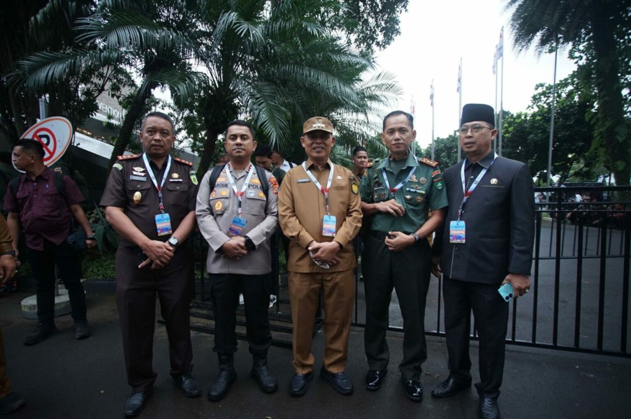 Bupati Inhil Hadiri Rakornas Forkopimda di Bogor