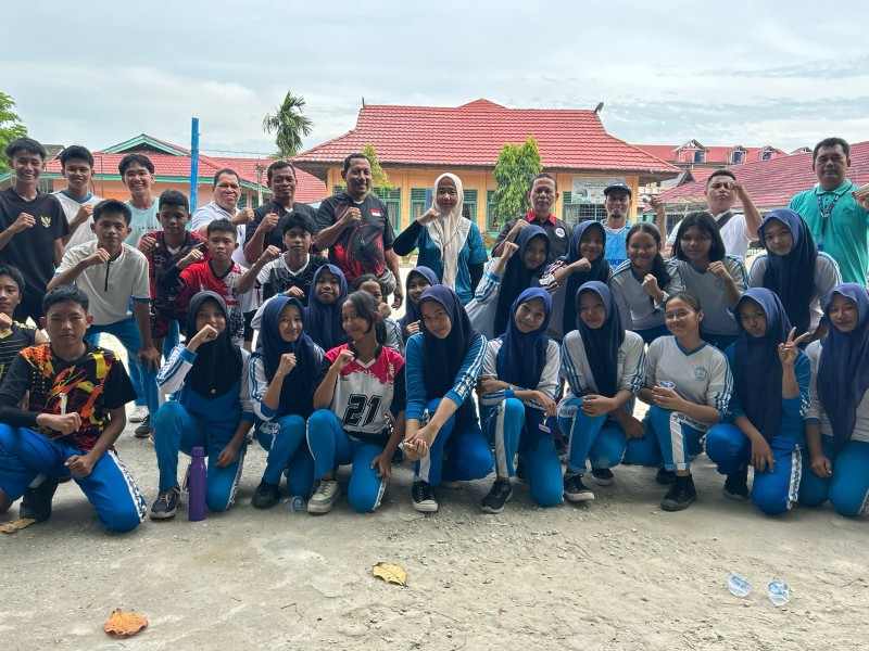 PBVSI Pelalawan Gerakkan Pencarian Bakat Muda, Sasar SMP dan MTsN Se-Kecamatan