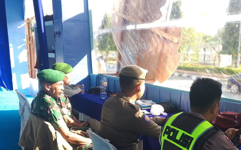 Dandim 0320 Dumai Apresiasi Sinergi TNI-Polri dan Instansi dalam Pengamanan Posyan DIC