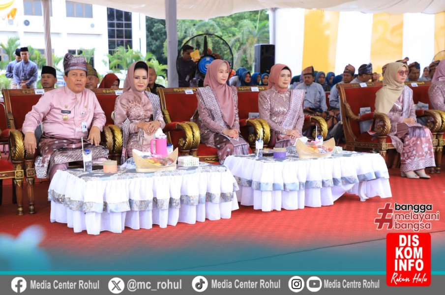 Bupati Sukiman Pimpin Upacara Peringatan HUT Rohul Ke-25