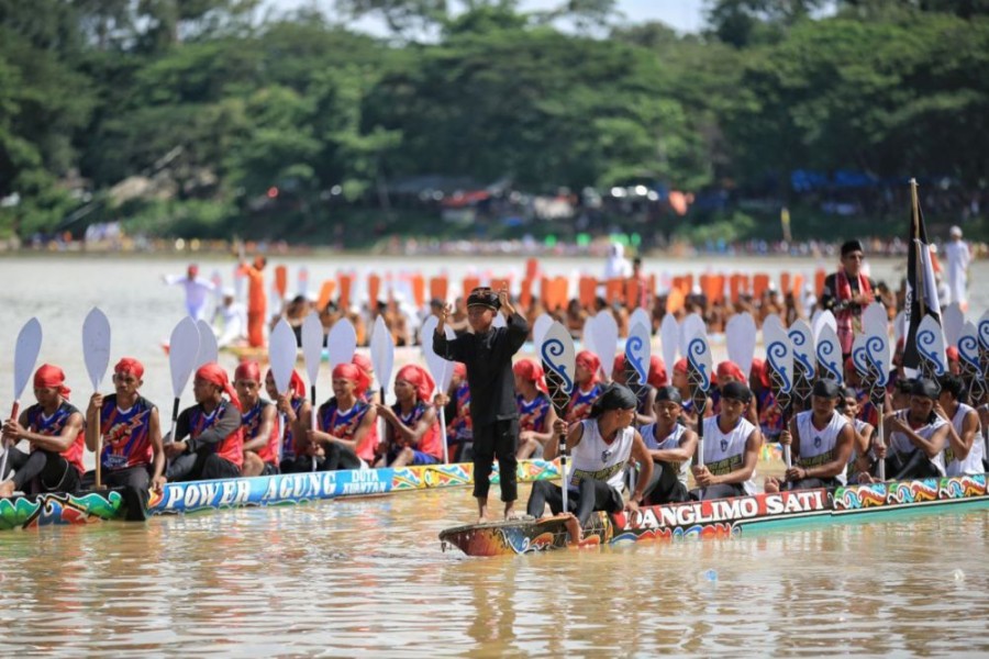 14 Jalur Ramaikan Event Pacu HAB Kemenag Riau di Kuansing