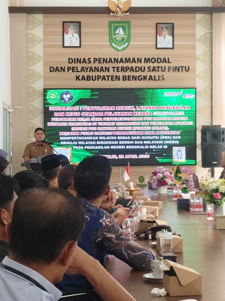 Camat Bengkalis Ikuti Sosialisasi Hukum Bersama Pengadilan Negeri Bengkalis