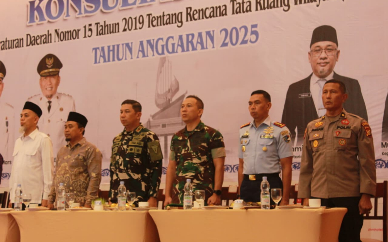 Dandim Dumai Hadiri Konsultasi Publik Revisi RTRW Kota Dumai Tahun 2025