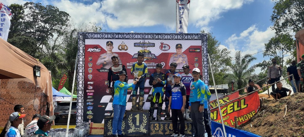 Kapolres Inhu Buka Kejurnas Motorcross, Berharap Anak Muda Terbebas dari Hal Negatif dan Narkoba