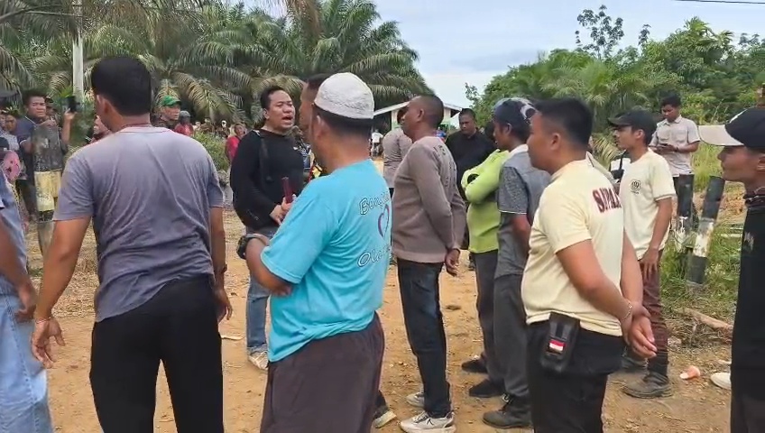 Kericuhan di Senama Nenek, Kampar: Warga Dilarang Panen Sawit, Diduga Kades Rangkap Jabatan sebagai Wakil Ketua KNES