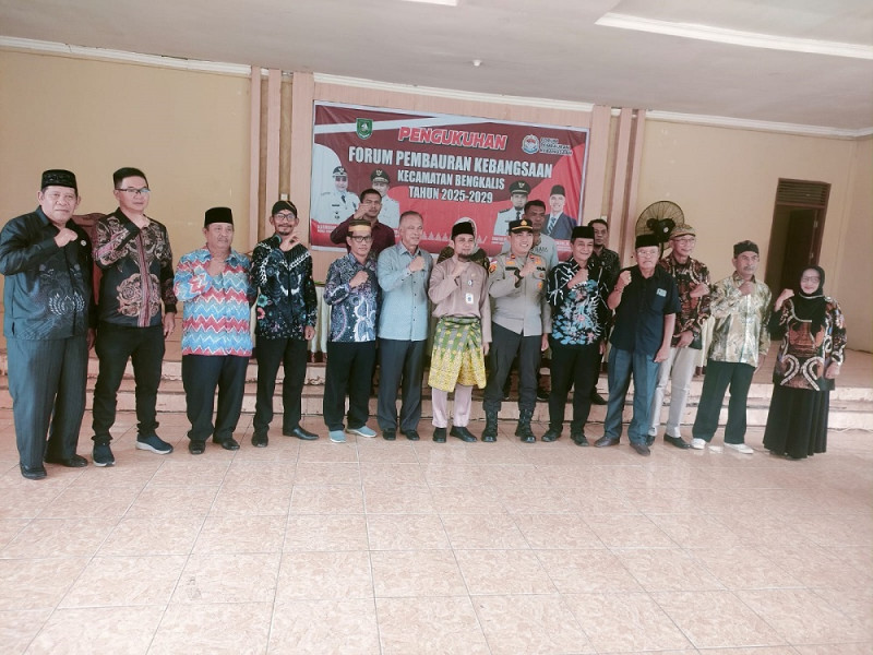 FPK Kecamatan Bengkalis Resmi Dikukuhkan, Camat Taufik: Jaga Kesatuan Lintas Etnis