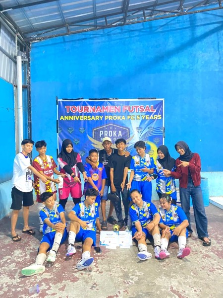 Libas FC Juara Turnamen Futsal Puteri Anniversary Porka FC ke-5 di Duri