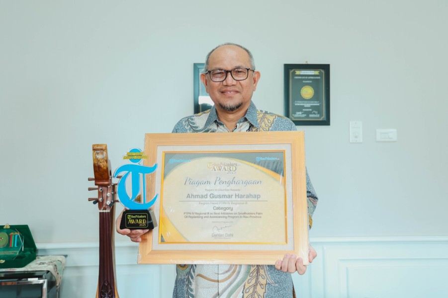 PTPN IV PalmCo Sabet Penghargaan Atas Komitmennya Perkuat Ketahanan Pangan