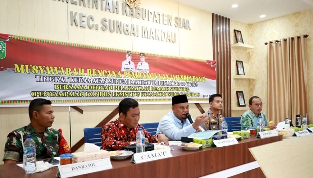 Wabup Siak Minta Program Pembangunan Prioritaskan Kebutuhan Rakyat