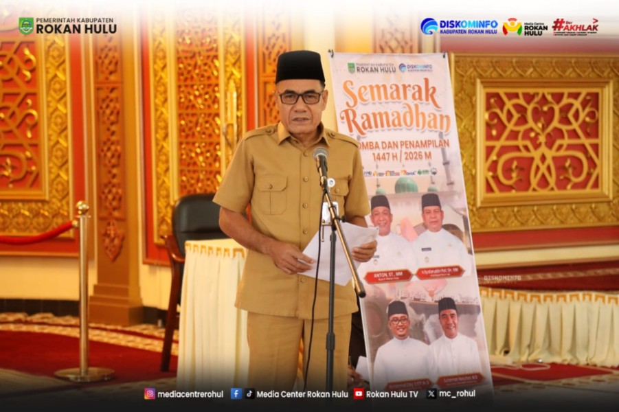 Semarak Ramadhan 1447H Resmi Dibuka di Masjid Agung Islamic Center Rohul
