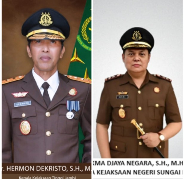 Pucuk Pimpinan Kejati Jambi dan Kejari Sungai Penuh Berganti