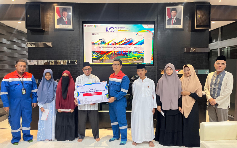 Malam Pergantian Tahun, Kilang Pertamina Dumai Tunjukkan Kesiapan Operasional dan Kepedulian Sosial