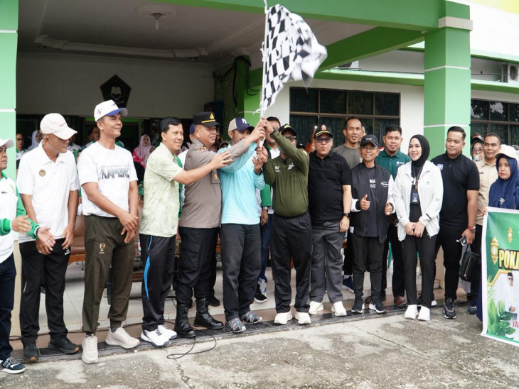 Kemenag Kampar Rayakan HAB ke-80 dengan “Harmony Fun Walk” Penuh Semangat Kebersamaan