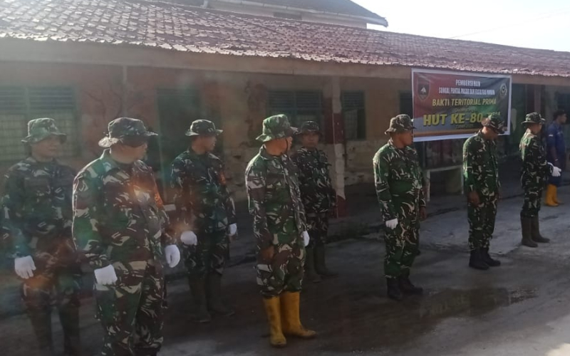 Koramil 01 Dumai Gelar Bakti Teritorial Prima Sambut HUT TNI ke-80