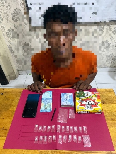 Polres Siak Bongkar Peredaran Sabu di Kandis, Bandar Ditangkap di Pondok Pinggir Jalan Lintas