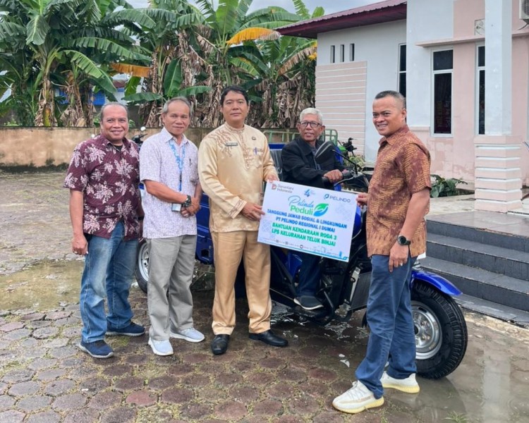 Dukung Kebersihan Lingkungan, Pelindo Dumai Salurkan Bantuan TJSL ke Teluk Binjai
