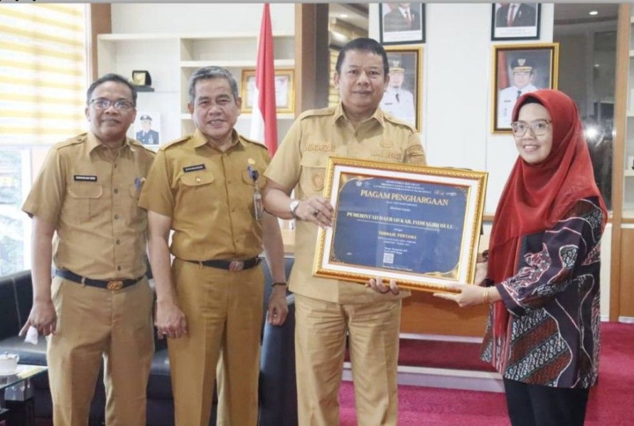 Pemkab Inhu Raih Penghargaan Penyaluran Dana Desa Terbaik Semester I 2025