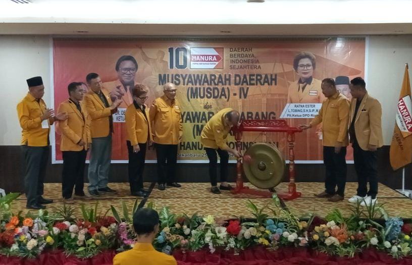 Darnil Nakhodai Hanura Riau, Target Kembalikan Kejayaan di Pemilu 2029