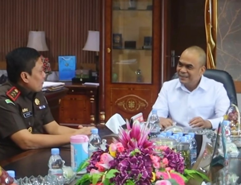 Hari Ketiga Bertugas, Kajati Riau Sutikno Sambangi DPRD Riau