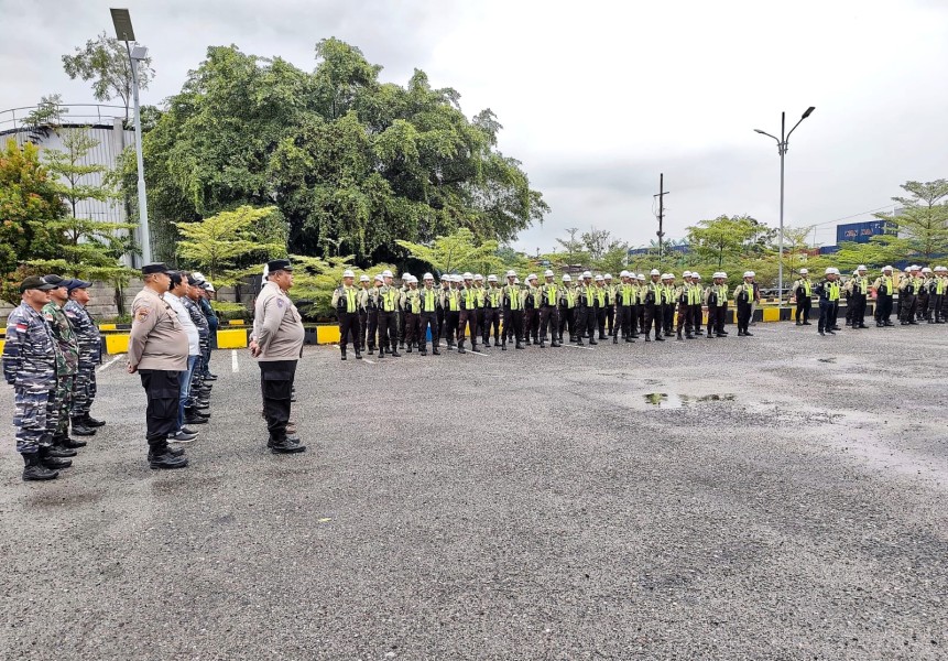 Perkuat Kesiapsiagaan, Pelindo Regional 1 Dumai Gelar Apel Gabungan Security