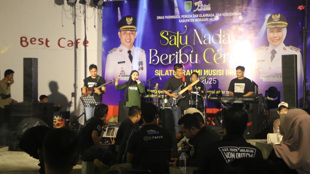 Asisten II Setda Inhil Hadiri Silaturahmi Musisi Inhil 2025, Sampaikan Apresiasi Bupati Herman