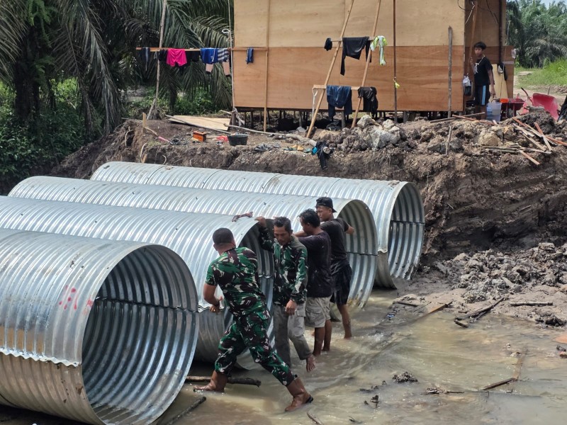 Progres Pembangunan Jembatan Garuda di Minas Barat Kini Capai 35,1 Persen