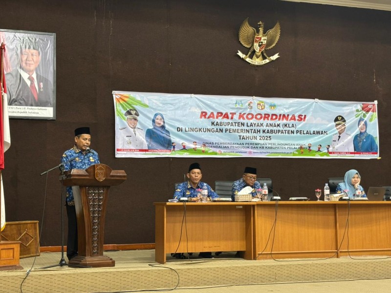 Rapat KLA di Pelalawan Bahas Strategi Pemenuhan Hak dan Perlindungan Anak