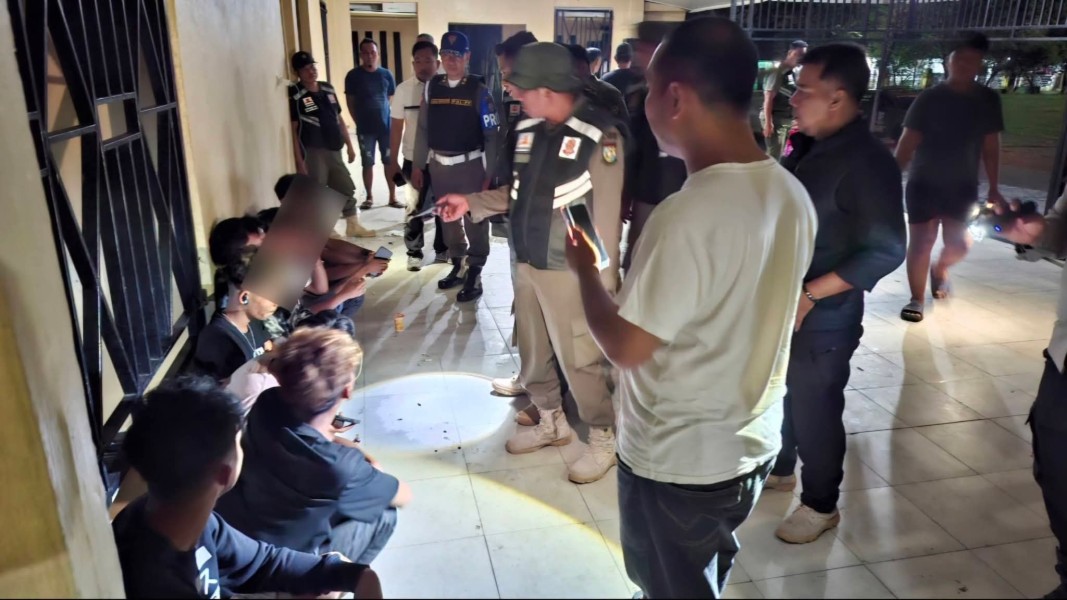 Razia Gabungan di Kampar Amankan Remaja Pesta Miras dan Lem