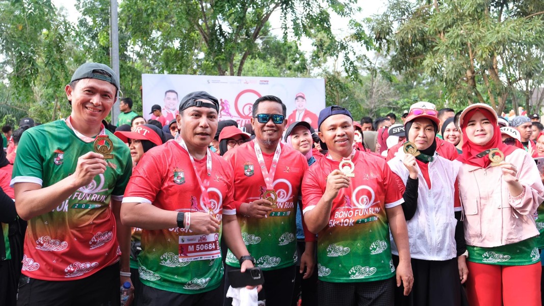 Ribuan Peserta Ramaikan Bono Fun Run, Gubri: Hidup Sehat, UMKM Sejahtera!