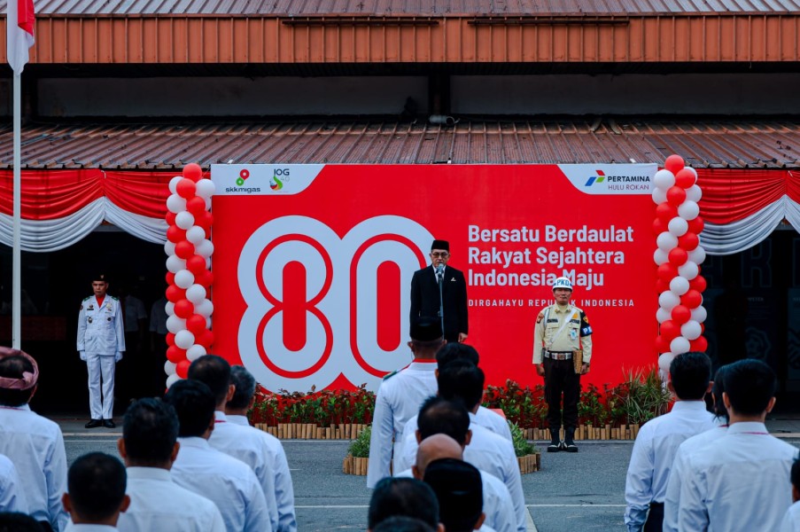Upacara HUT Ke-80 RI Hulu Migas di PHR: Semangat Kolaborasi untuk Ketahanan Energi