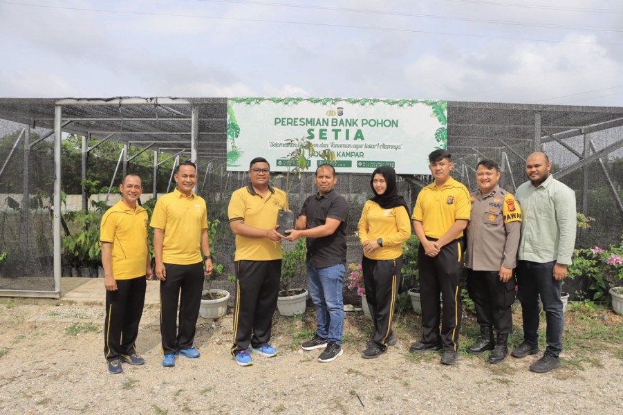 Polres Kampar Ingatkan: Jaga Pohon, Jaga Kehidupan!