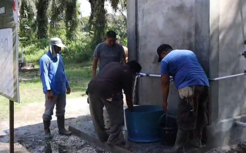 Program TMMD Kodim Dumai, Air Bersih untuk Warga Segera Rampung