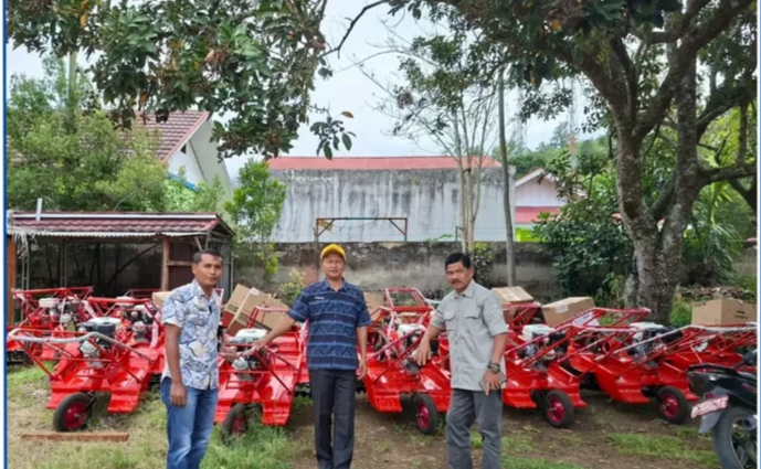 Dukung Ketahanan Pangan, Pemkot Sungai Penuh Terima 20 Unit Alsintan dari Kementan RI