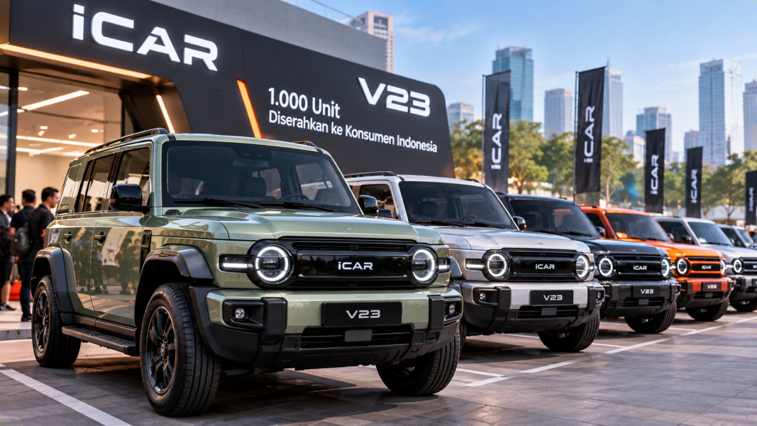 iCAR V23 Tembus 1.000 Unit Diserahkan ke Konsumen Indonesia