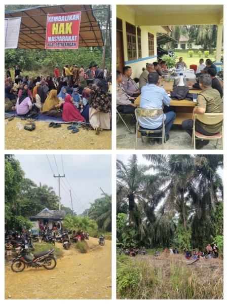 Aksi F-MTK Berlanjut, Besok Pemkab Pelalawan Mediasi PT Serikat Putra dan Masyarakat