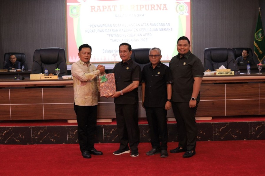 RAPBD Perubahan 2025 Kepulauan Meranti Defisit Rp 9,6 Miliar