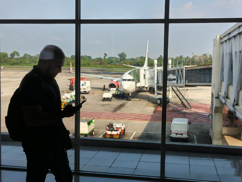 Kabut Tebal Sempat Ganggu Penerbangan di SSK II Pekanbaru