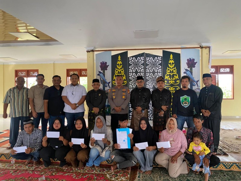 Berkolaborasi Dengan LAMR Kab Inhu, Polsek Pasir Penyu Selesaikan Perkara Pencurian Melalui RJ