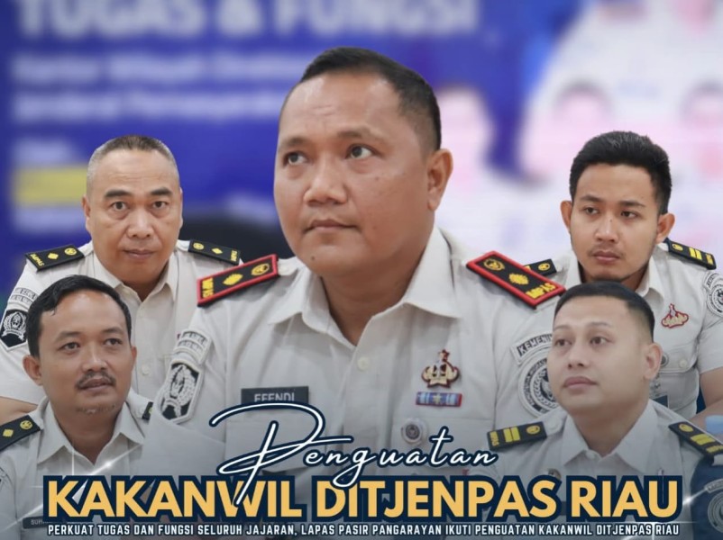 Perkuat Tugas dan Fungsi Seluruh Jajaran, Lapas Pasir Pangarayan Ikuti Penguatan Kakanwil Ditjenpas Riau