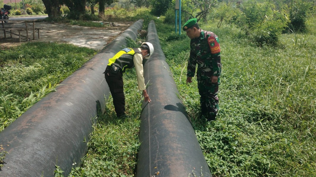 Personil Kodim Dumai dan Security PHR Patroli Jalur Pipa Minyak, Warga Diimbau Jaga Zona Aman