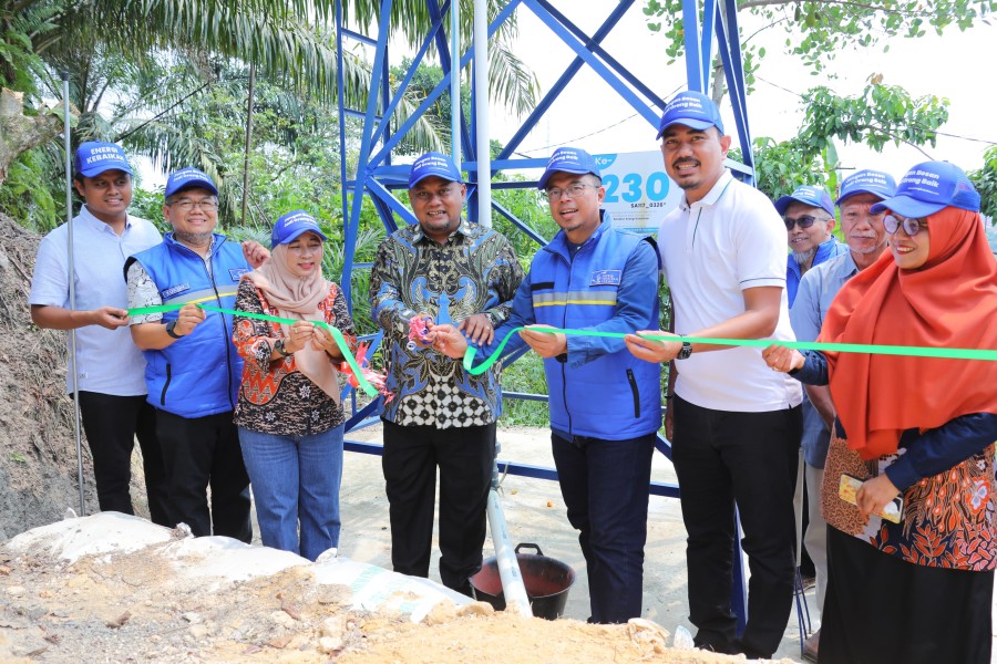 Empat Sumur Air Bersih Diresmikan di Minas, 95 Rumah Warga Jadi Penerima Manfaat