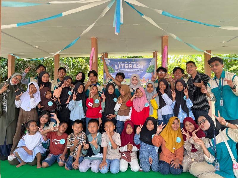Lembaga Tepak Sirih Dan KKN Tematik Leterasi Gelar Festival Kampung Literasi Tahun 2025