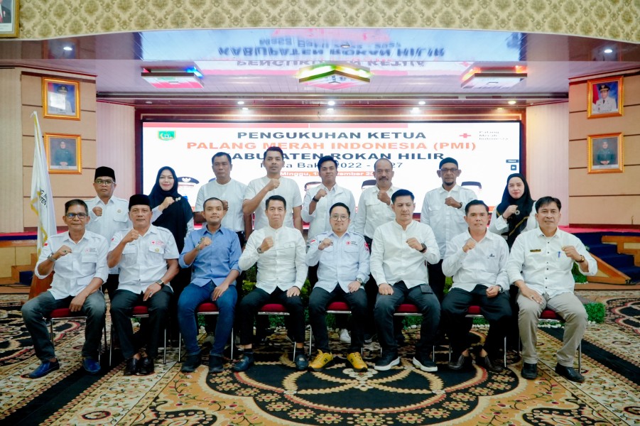 Rapanis Resmi Pimpin PMI Rokan Hilir Sisa Periode 2022-2027