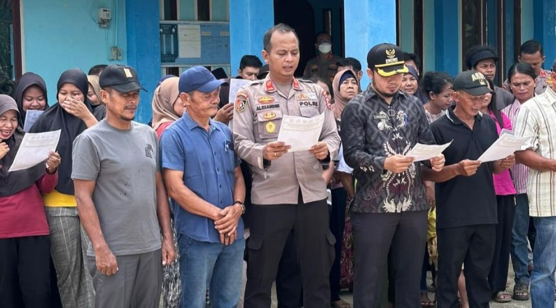 Serdik Sespimen Polri: Sosialisasi, Ikrar Bersama Cegah Karhutla Hingga Berikan Bansos