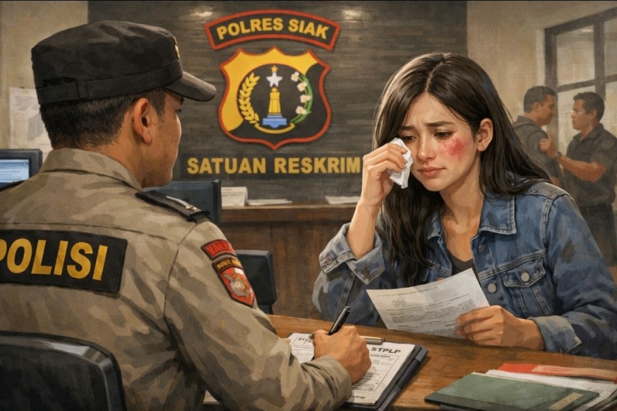 Dituduh Perampok di Rumah Sendiri, SGR Laporkan Ayah Kandungnya ke Polres Siak